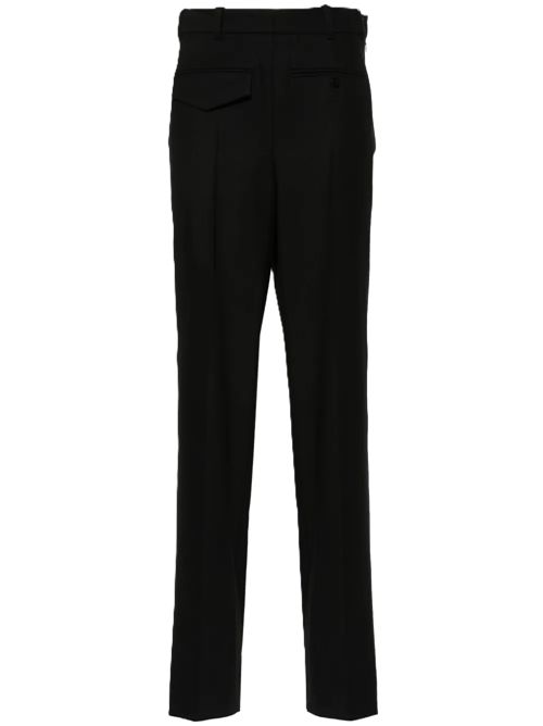 Victoria Beckham Twill Tapered Trousers  Victoria Beckham | 1224WTR005385C1 BLACK